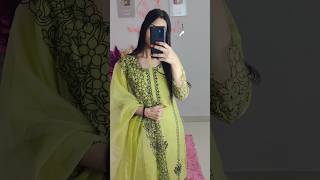 new Trending🔥beautiful designer suitPakistani suit hand worklong kurti viral shorts new reels [upl. by Ecille]