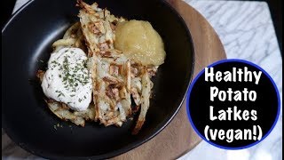 Healthy Potato Latkes vegan [upl. by Buskus]