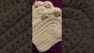 Crochet fingerless cat gloves 20 [upl. by Otrevire]