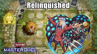 Relinquished Deck  Crushing Duelist Cup DLv MAX  YuGiOh Master Duel [upl. by Clellan]