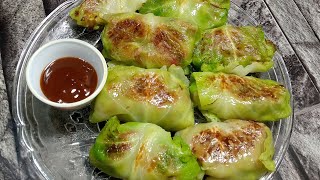 Vegetarian cabbage rolls😋 recipe by shambers kitchen [upl. by Tonl]