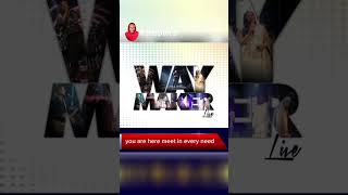 Sinach  Way maker  lyrics [upl. by Norab654]