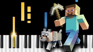 Minecraft  Haggstrom  EASY Piano Tutorial [upl. by Eiramenna886]