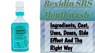 Rexidin SRS Mouthwash Full Detail Video  Rajhal Pharma  rexidinmouthwashindocoremedies [upl. by Ennirak]