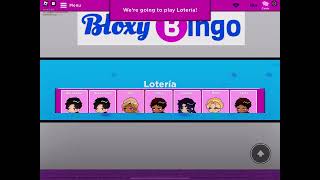 Roblox Bloxy bingo the video every 7 days Today loterea American bingo bingo and British bingo [upl. by Heady]