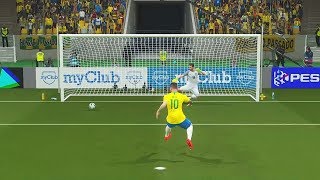 MESSI BRASILEIRO NO DESAFIO DA COPA DO MUNDO  PES 2018 myClub [upl. by Aisul]