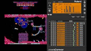 Gradius III  Dead End Cell MIDI  Sound Canvas VA [upl. by Shepperd]