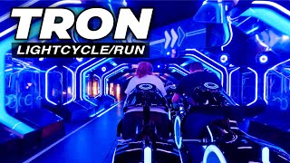 NEW TRON LightcycleRun FULL Ride POV 4K Magic Kingdom Walt Disney World Roller Coaster [upl. by Armmat]