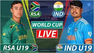 India vs South Africa U19 Live  IND U19 vs SA U19 Live Commentary  2nd Innings [upl. by Esinyl]