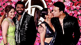 Krushna Abhishek LIPKISS Kashmira Shah At Sister Arti Singh amp Dipka Chauhan Sangeet Ceremony [upl. by Eelana]