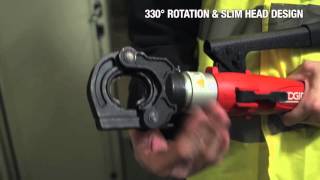 RIDGID RE 60MLR Manual Hydraulic Crimp Tool [upl. by Gastineau]