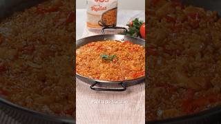 🥘🐟 Paella de Bacalao  Receta Tradicional y Deliciosa 😋 [upl. by Cam]