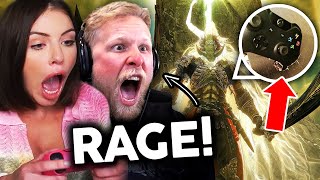 Top 50 Elden Ring DLC RAGE Moments 😳 [upl. by Laumas155]