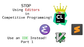 Use an IDE in Competitive Programming  CLion  Part 1 [upl. by Evangelin]