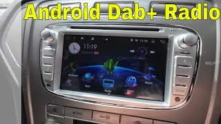 Ford Mondeo Mk4 Android Dab Radio Sat Nav upgrade [upl. by Ycak]