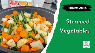 Thermomix Tutorial  Steamed Vegetables Manual Recipe [upl. by Eerdna]