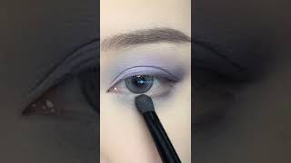 Light purple and dark purple 🟣 eyes makeup 1millionmakeup foryou eyemakeup [upl. by Dieball]