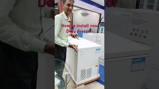 Deep Freezer Installation 🔥 How to start Deep Freezer deepfreezer installation compressor [upl. by Essilrahc]