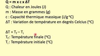 TP1 Calorimétrie Valeur en eau dun calorimètre [upl. by Borgeson]