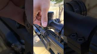 25 cal Air Rifle Benjamin GunnarShooting cans shorts youtubeshorts viral shooting airgun [upl. by Aitsirhc]