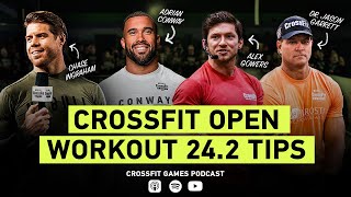 CrossFit Open Workout 242 Tips With Adrian Conway Alex Gowers and Dr Jason Garrett [upl. by Hilarius662]