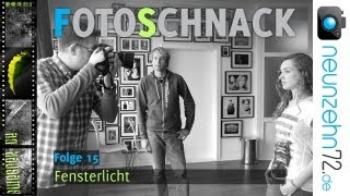 Fotoschnack  Folge 15  Portraits Fotografieren mit Fensterlicht [upl. by Burnett]