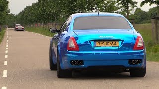 Maserati Quattroporte 42 V8 with Straight Pipes  LOUDEST EVER [upl. by Aieka]