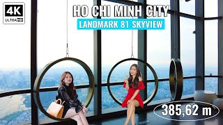 Landmark 81 Skyview  Walking on the HIGHEST Floor in Ho Chi Minh City Vietnam  Walking Tour 4K [upl. by Lanrev264]