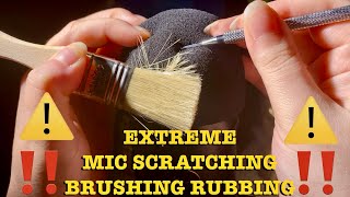 ASMR⚠️EXTREME FAST AGGRESSIVE MIC SCRATCHING BRUSHING RUBBING TAPPING amp MORE LOUD No talking [upl. by Yssirk]