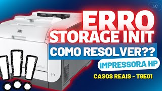 IMPRESSORA HP CP2025 ERRO STORAGE INIT como RESETAR impressora e CONSERTAR PASSO A PASSO  T8E1 [upl. by Inavoj]