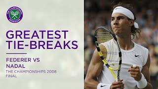 Greatest tiebreaks Rafael Nadal vs Roger Federer  Wimbledon Retro [upl. by Saenihp]