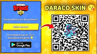 DRACO SKIN 🥳 FREE GIFT QR CODE 🎁 QR CODE BRAWL STARS 🎁 FREE DALLY GIFT 🥳 BRAWL STARS UPDATE [upl. by Ait622]