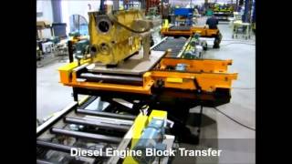 Alternative Engineering  Engine Block Transfer Conveyors [upl. by Ojillib]