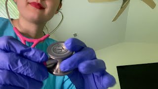 ASMR Full Physical Examination and Ultrasound Home Visit Soft Spoken [upl. by Helbonia]