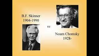 Noam Chomsky vs BF SkinnerNature vs Nurture Debate [upl. by Shanney833]