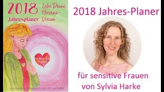 2018 Jahresplaner für hochsensible Frauen Zeitmanagement Hochsensibel [upl. by Eerased470]