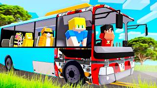 Fizemos a Maior Viagem de Ônibus Realista no Minecraft [upl. by Bollinger77]