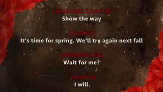 Hadestown Original Broadway Cast  Wait For Me II  Lyrics [upl. by Rotce544]