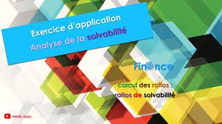 Analyse de la solvabilité dune entreprise Exercice dapplication [upl. by Dric827]