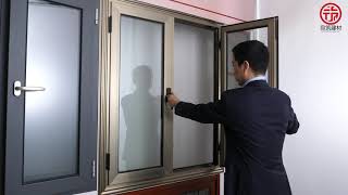 aluminum casement window LZ40 or thermally broken system LZ55 [upl. by Bruyn]