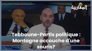 TebbounePartis politique  Montagne accouche dune souris [upl. by Ynohtnakram777]