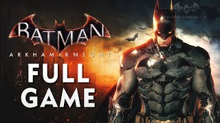 Batman Arkham Knight  Full Game Walkthrough in 4K 60fps 120 Knightmare [upl. by Yaker]