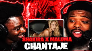 BabantheKidd FIRST TIME reacting to Shakira  Chantaje ft Maluma Official Music Video [upl. by Yehc204]