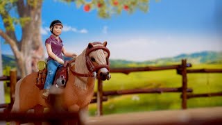 Tutorial Reitplatz für Schleich Pferde basteln [upl. by Eelam650]