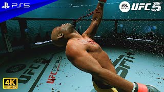 Israel Adesanya vs Anderson Silva  UFC 234 on ABC Full Fight  PS5 Gameplay  4K [upl. by Attenrev]