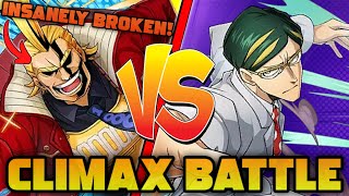 100M ALLMIGHT VS NIGHTEYE CLIMAX BATTLE S amp SS DIFFICULTY  My Hero Ultra Impact [upl. by Nivrem990]