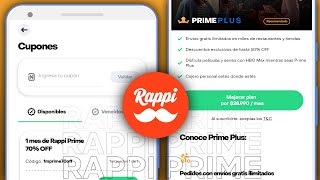 Rappi Prime por 3 meses con Cupon  2023 [upl. by Maillij]