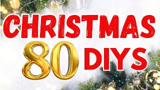 80 AMAZING Christmas DIY Crafts You Will Want To Make Now [upl. by Kelcey735]