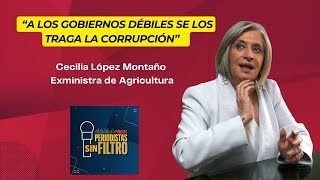 A los gobiernos débiles se los traga la corrupción dice exministra Cecilia López [upl. by Lytsyrk]