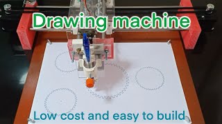 DIY Drawing Machine Low cost and Easy way to build [upl. by Nehttam864]